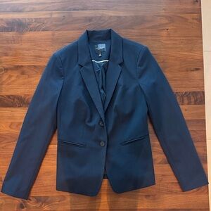 The Limited Navy Blue Women's Two-Button Blazer Small Size 4